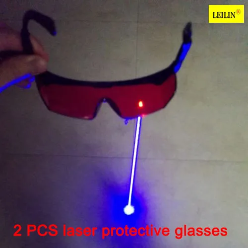 Protective Goggles High Quality PC lens 200-560 Laser Safety Glasses 2piece / package Radiation Ultraviolet welding glasses