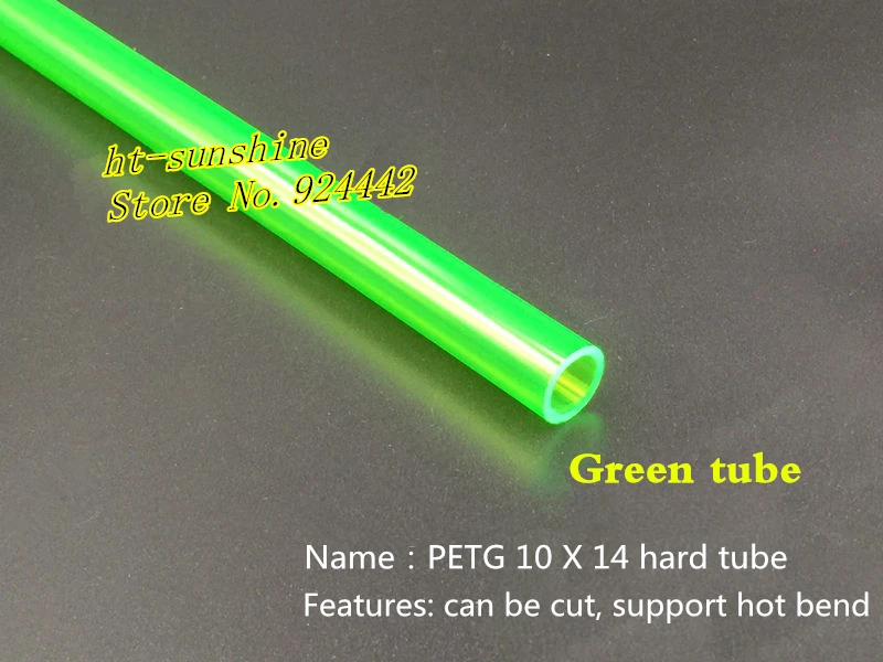 DIY new PETG hard tube Inner diameter 10MM outer diameter 14MM Support hot bending Water cut cold pipe 5pcs