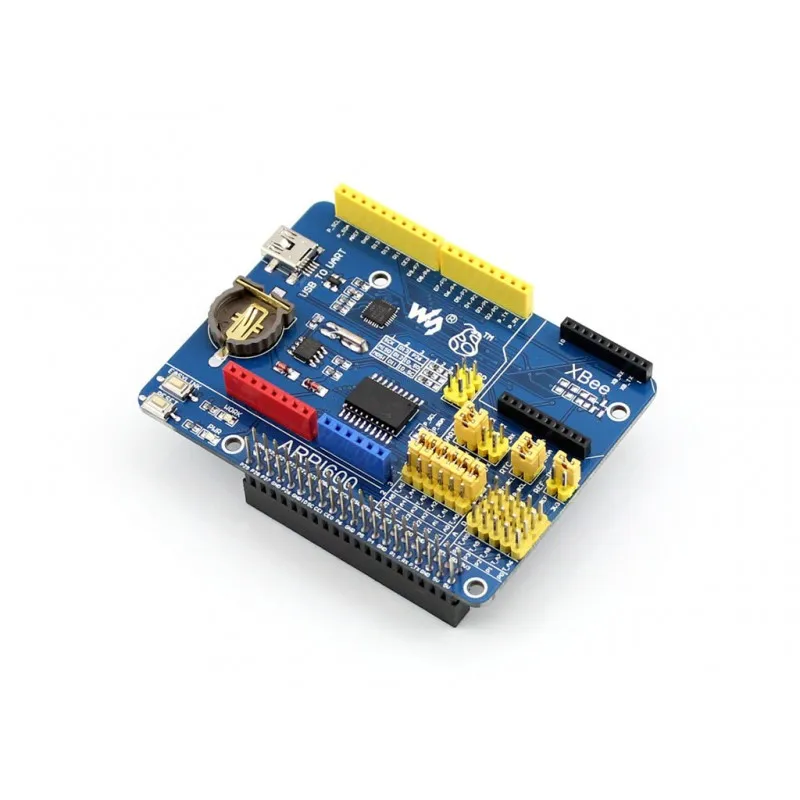 

Waveshare ARPI600 Raspberry Pi compatible Arduino/Adapter Board Supports Raspberry Pi 1A+/B+/2B+/3B/3B+ with XBee connector