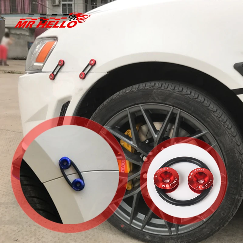 JDM Quick Release Fasteners are ideal for front bumpers, rear bumpers, and trunk / hatch lids