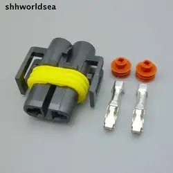 shhworldsea 2pin Kit H8 H10 H11 foglight connector female auto socket kit