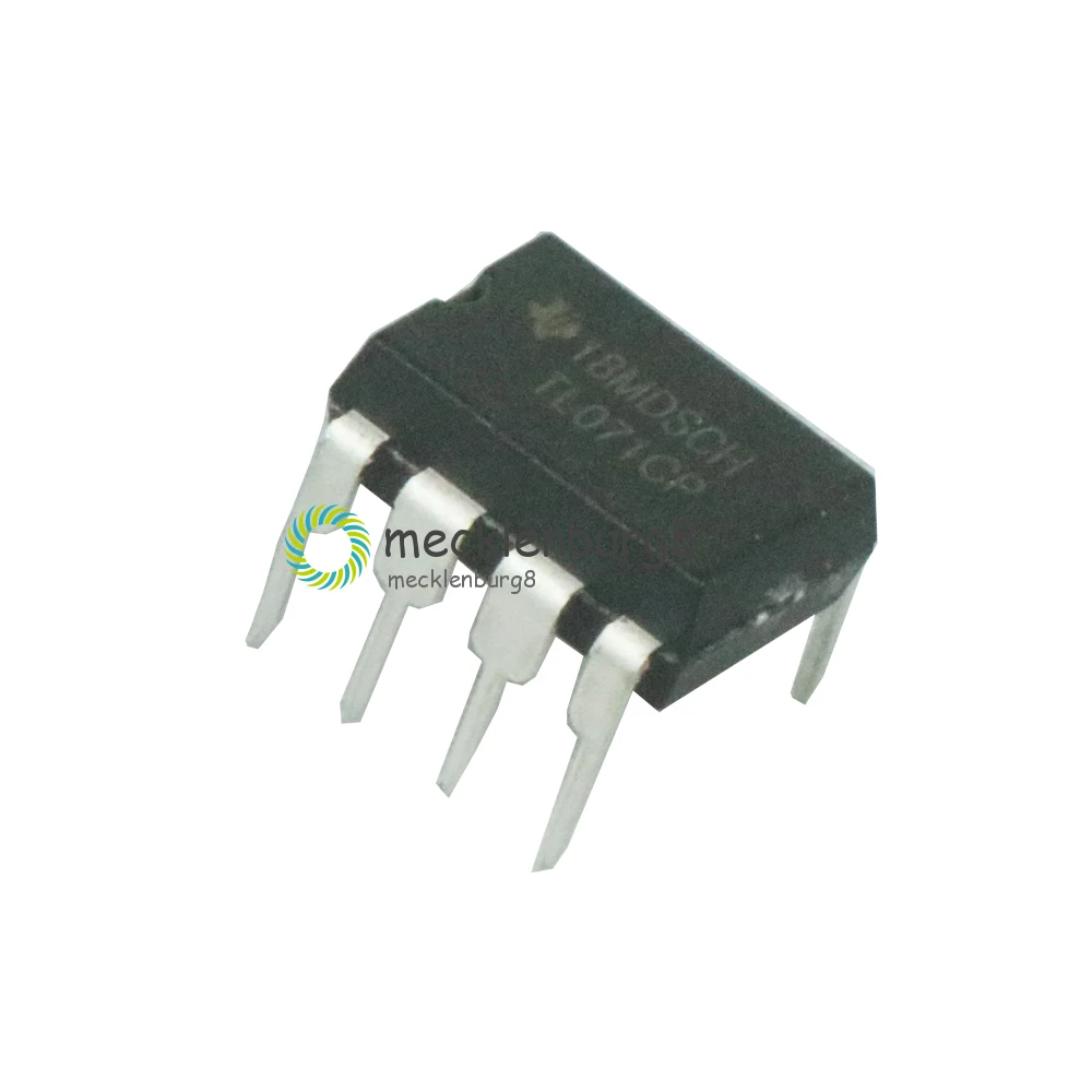 10PCS TL071 TL071CP DIP-8 Low Noise JFET Input Operational Amplifiers TI IC