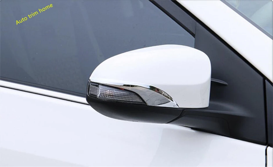 

Side Door Rearview Mirror Decor Strip Cover Trim ABS Chrome Fit For Toyota Corolla ALTIS Sedan 2014 2015 2016 Car Accessories