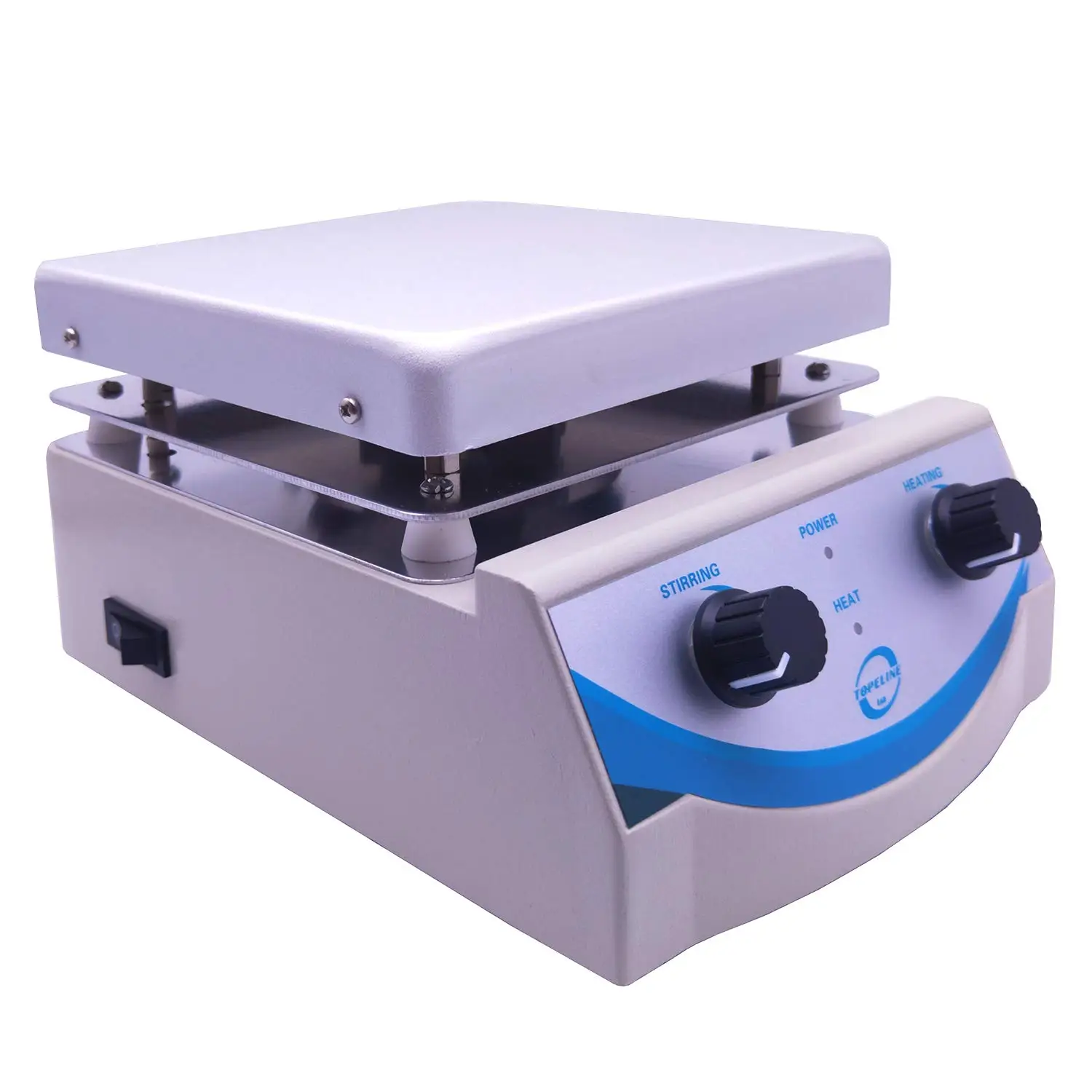 SH-3  Laboratory Hot Plate Magnetic Stirrer 5000ml Volume with Dual Control and 1 Inch Stir Bar 110V / 220V , New Style