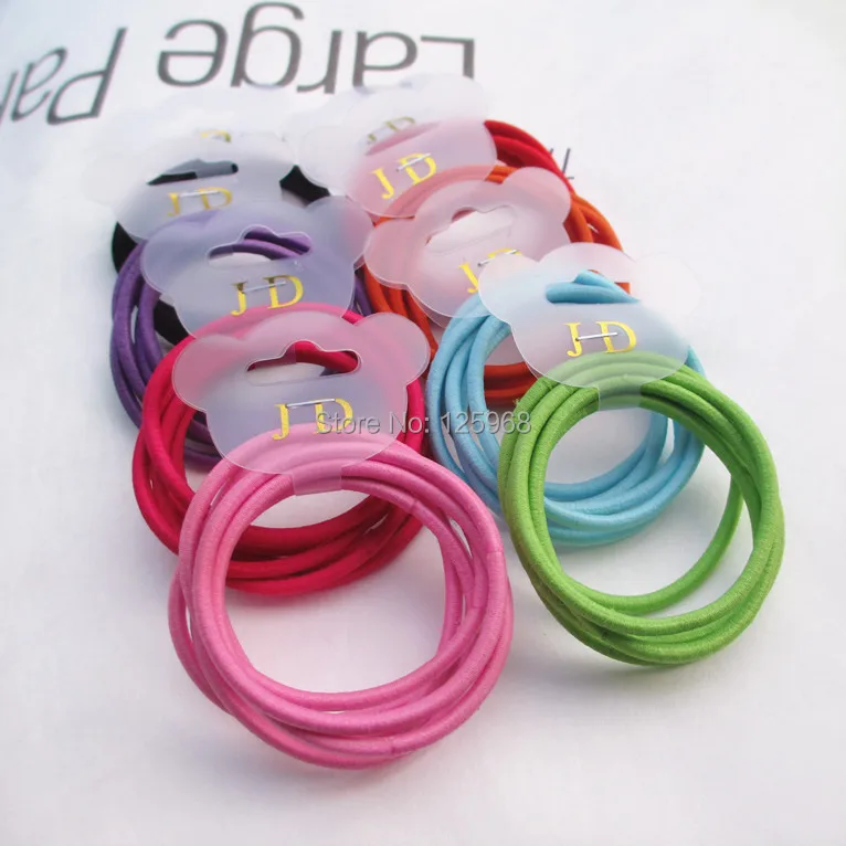 Free Shipping,2014 Wholesale 3mm Thickness Girls Women Hair Accessaries Hair Bands Elastic Ropes Ties Ponytail Holder 8 Colors