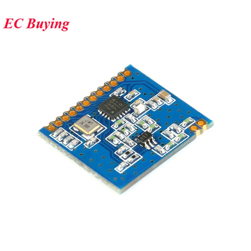 1-2Pcs CMT2300A SI4438/SI4432 433MHz GFSK LoRa Wireless Transceiver Module RF Transmitter Receiver Spring Antenna Distance 1000m