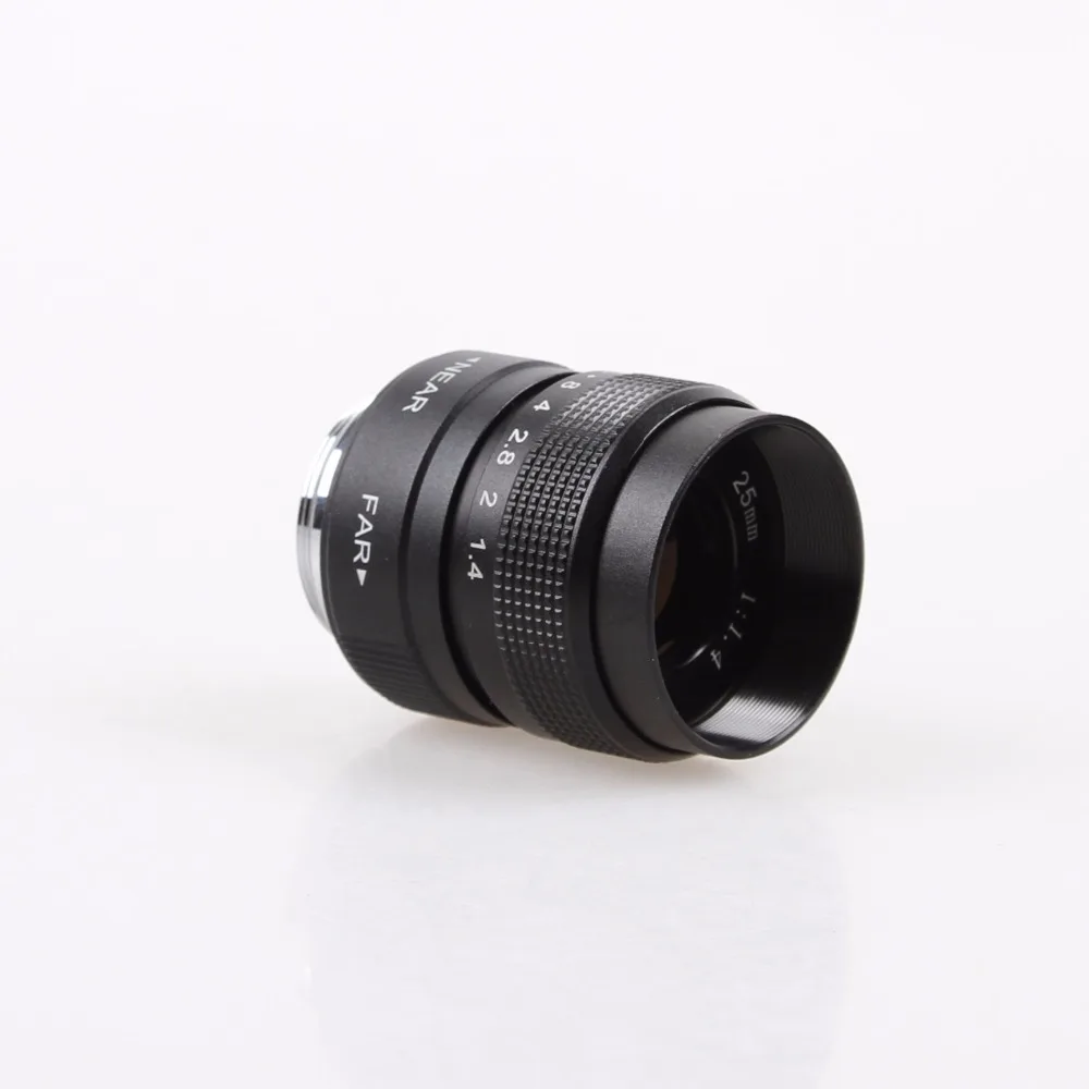 Fujian 25mm F1.4 / 35mm F1.7 / 50mm F1.4 CCTV TV Movie lens +C-ring for Fuji Fujifilm Nikon 1 Canon EOS.M R Sony NEX C-M4/3