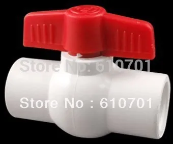 

Pipe Fittings 25mm Water Shut Off PVC 1" Slip to 1" Slip Ends Full Ports Ball Valve Water Supply Waste Treatment Irrigation