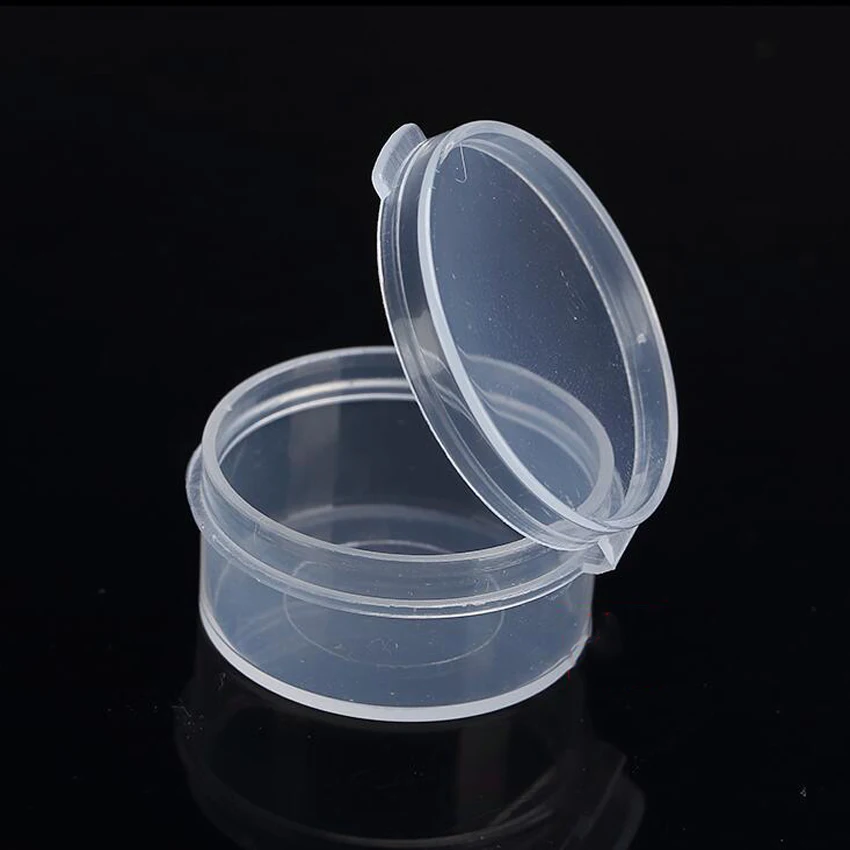 5Pcs Make Up Jar Mini Sample Sealing Pot Face Cream Container Portable Bottle Plastic Transparent Case Salad Sauce Portable Box