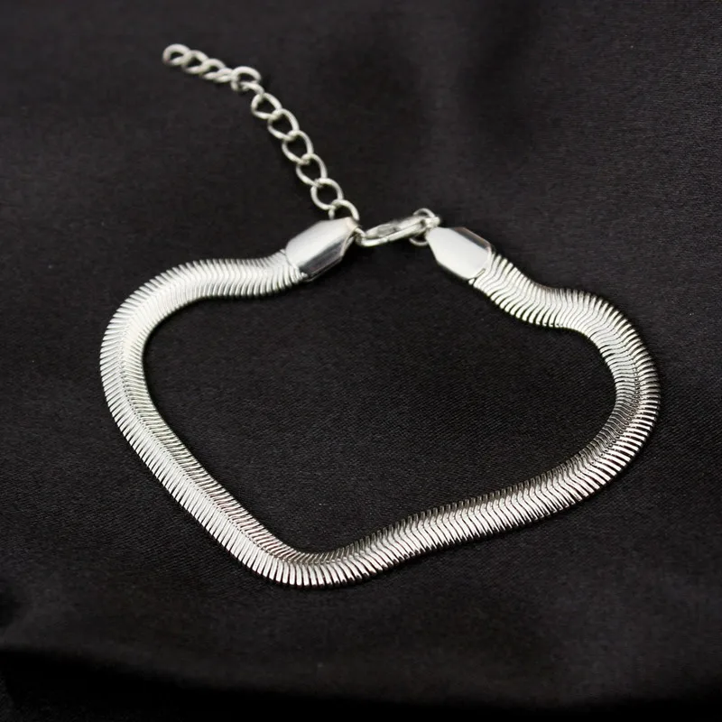 Antique Punk Bracelets for Women Men Summer Bohemian Minimalist Jewelry Fashion Personality Snake Chain Bracelet
