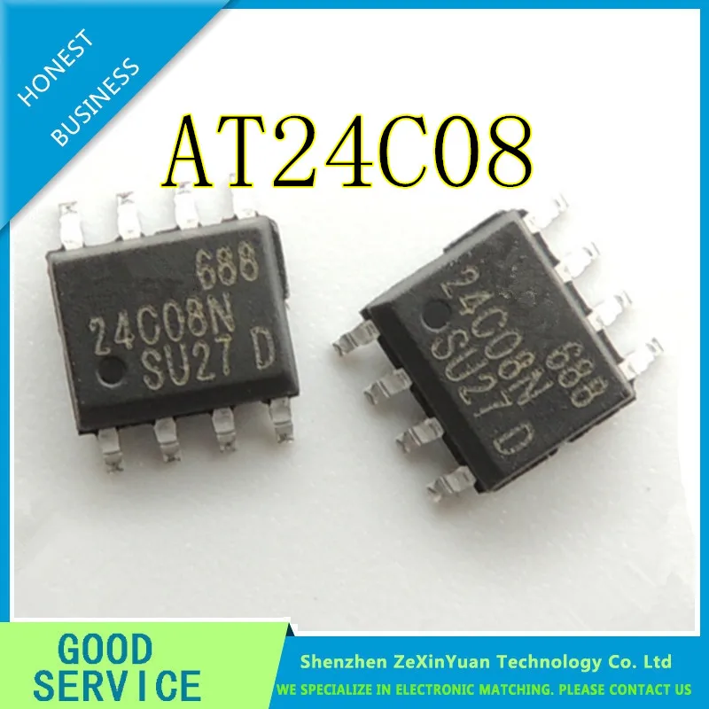 

200PCS/LOT AT24C08BN AT24C08 AT24C08N AT24C08AN SOP8 new ic