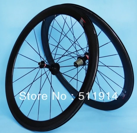 

Full Carbon Road Bike Clincher Wheelset 700C - 50MM NOVATEC A291SB/F482SB