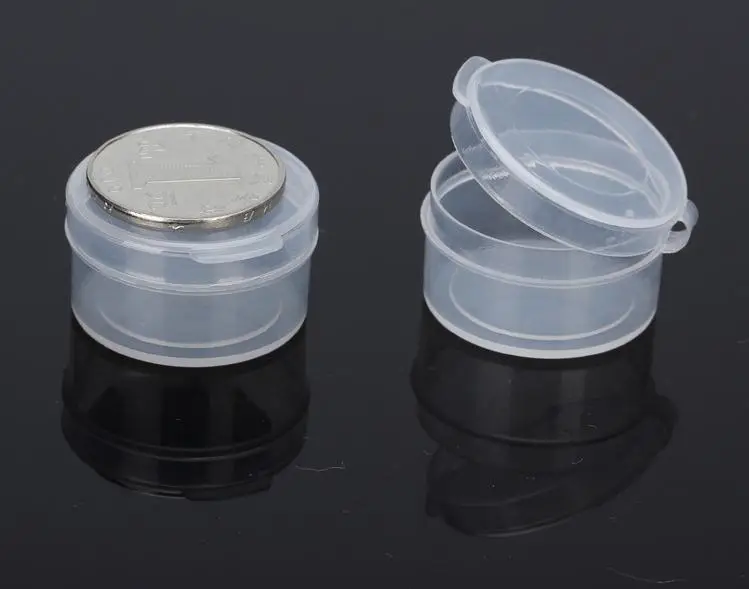 

1000pcs/lot Fast Shipping Sample Button Jar Box 5g Clear Small Pot Leak Proof Cream Jars Cosmetic Mini SN2286