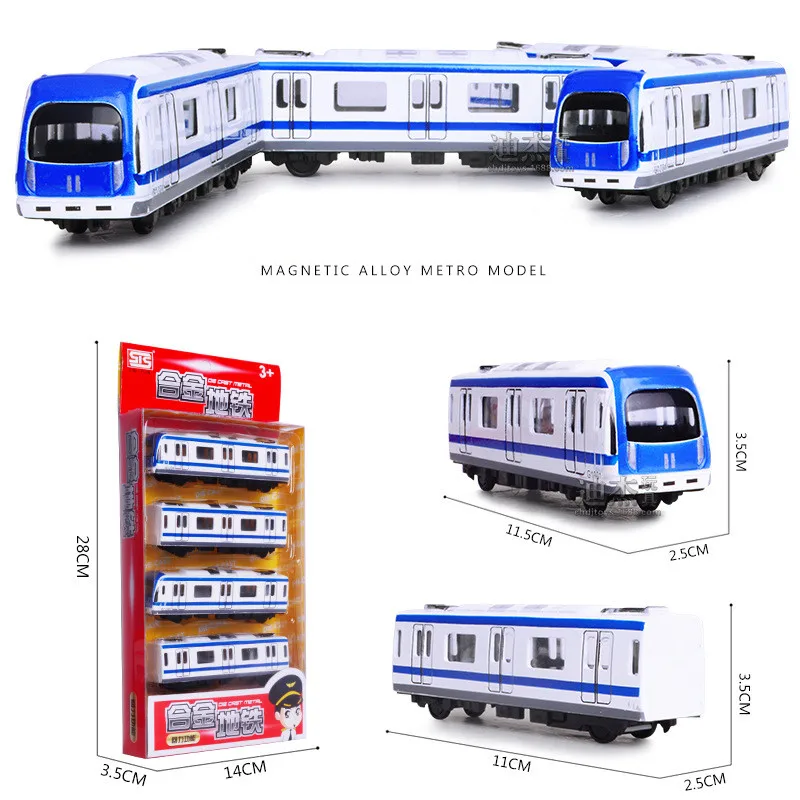 1:32 modelos de liga metro, modelo de veículo magnético de alta simulação, fundidos de metal, puxar para trás, veículos de brinquedo infantis, frete grátis