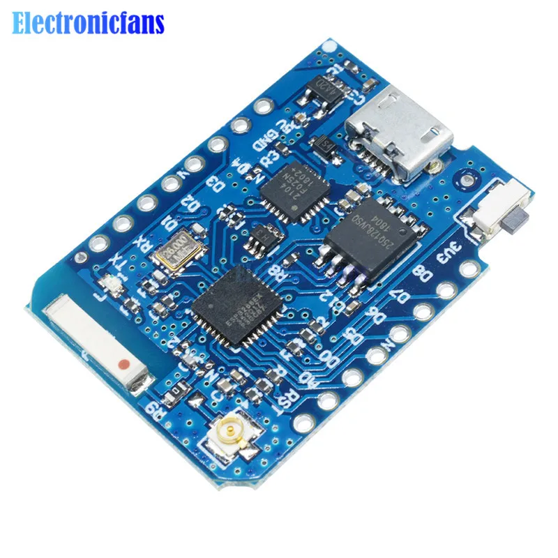 WeMos D1 Mini ESP8266 WIFI Module Board Pro 16M Bytes External Antenna Contor ESP8266 WIFI IOT Development Board Micro USB