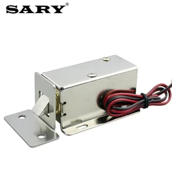 DC12V small electromagnetic lock 24V locker door electric control lock electric bolt lock drawer solenoid electric lock