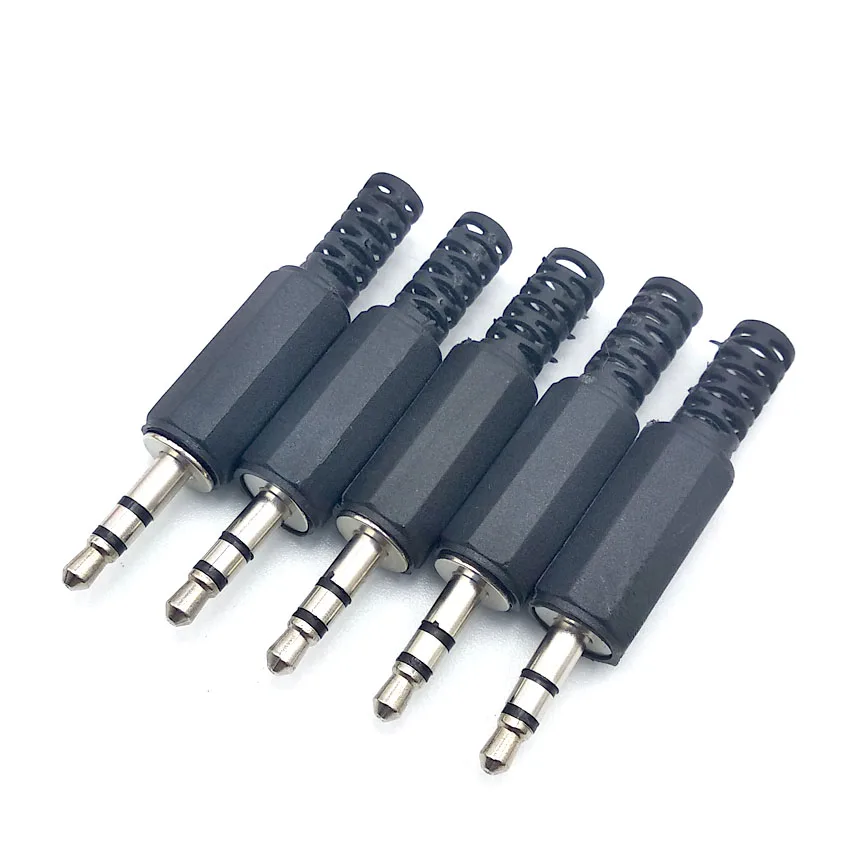3.5mm Audio Stereo / Mono Plug jack 3.5 Male Female Plug Jack Charging Connector for Phone Headset Welding Type