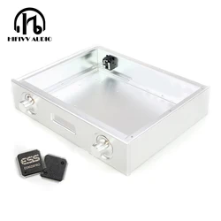 Aluminum Amplifier Chassis Shell Of Audio DAC CNC Case Enclosure ES9028pro 9018 DAC Case (W321mm H62mm D252mm )