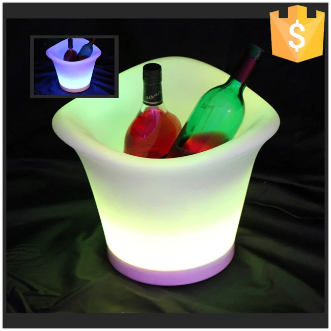 

Waterproof led ice bucket / Illuminated ice bucket / belvedere vodka lighting bar ice holder 8pcs/Lot