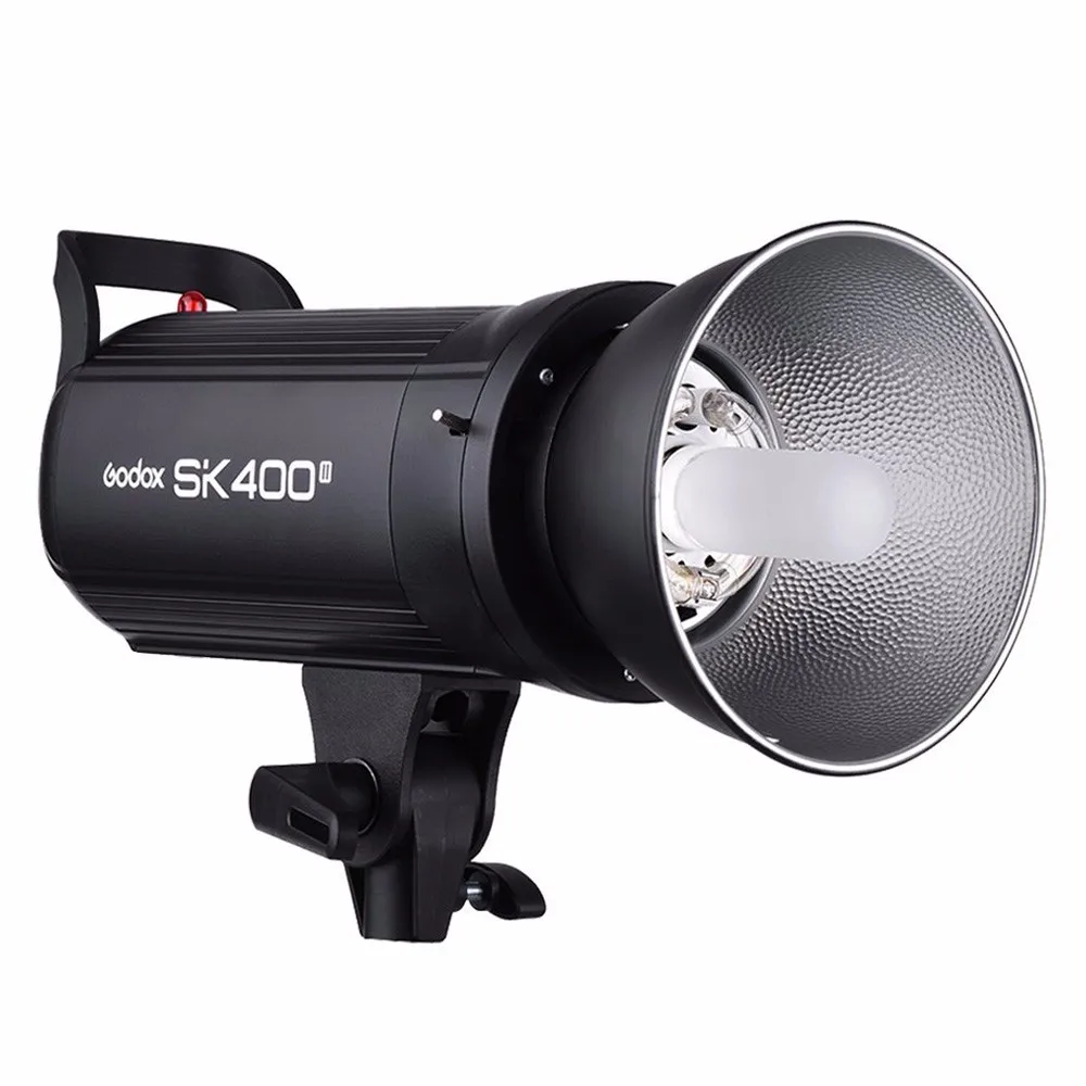 

Godox SK400 II 400Ws GN65 профессиональный студийный светильник встроенный Godox 2,4G беспроводная система X 5600K вспышка светильник головка лампы для студии