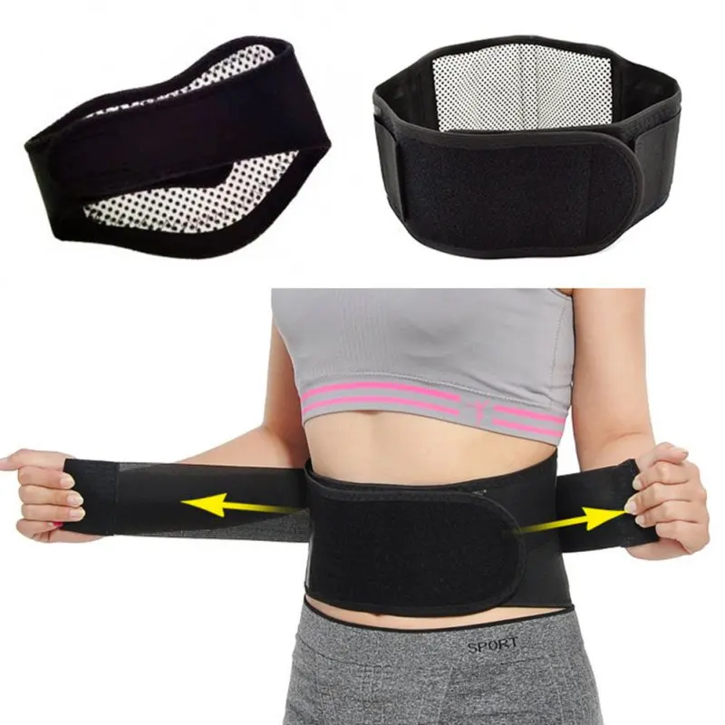 

Self-heating Tourmaline Magnetic Therapy Waist Belt Lumbar Support Back Waist Support Brace Double Banded aja lumbar