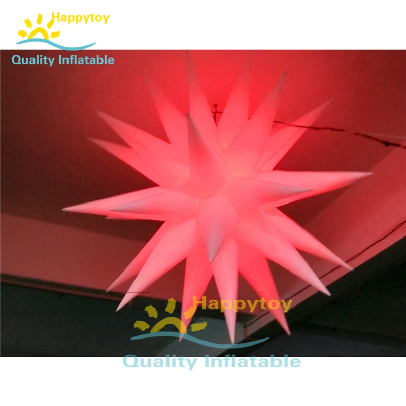 

Lighting Stars LED Balloon Decoration Inflatables Hanging Light Star Balloon Decoration Led Christmas Star With Multiple Spikes