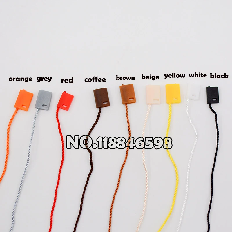 Free Ship Clothing Tag Rope Buckle Hanging Rope General Fine Grain Wear Hand Tag Line Rope Sling Particle 1000pcs Or So