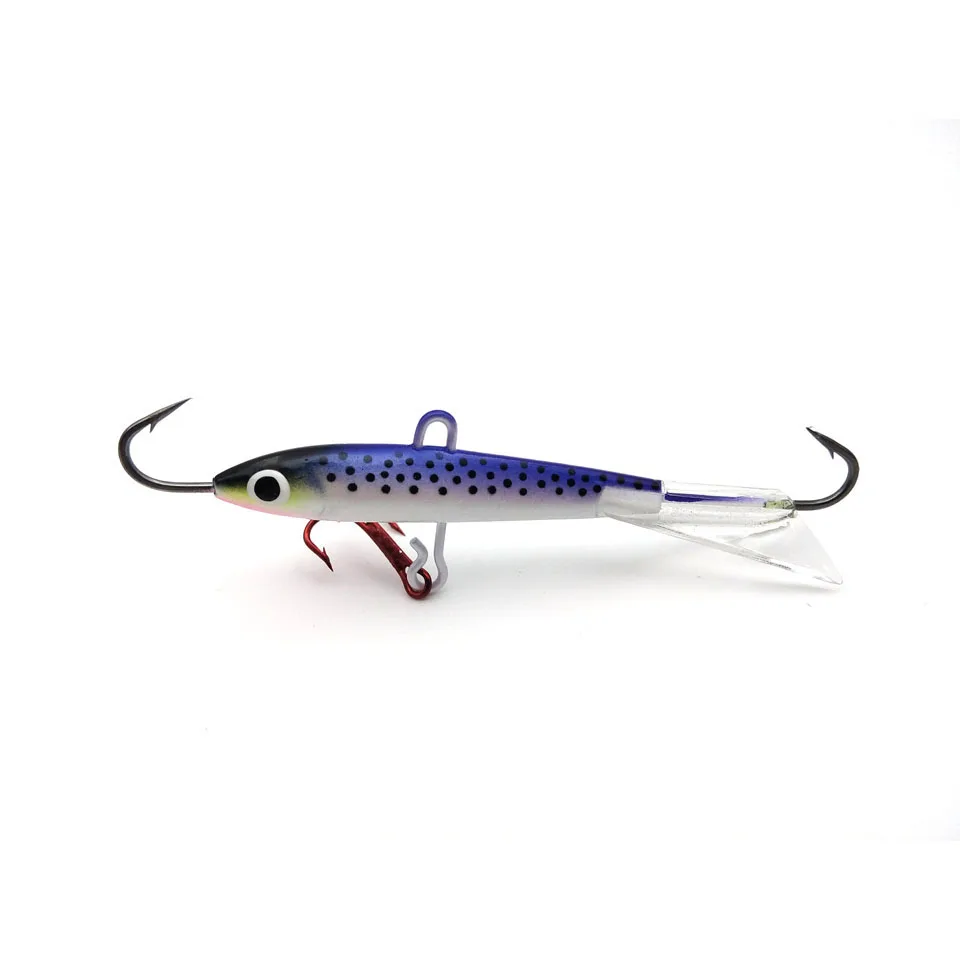 1PCS Winter Ice Fishing Lure Jigging Lead Fish Bait 18g 83mm Fishing Hook Ice Balancer Jigs ice jigging Winter Fishing Baits