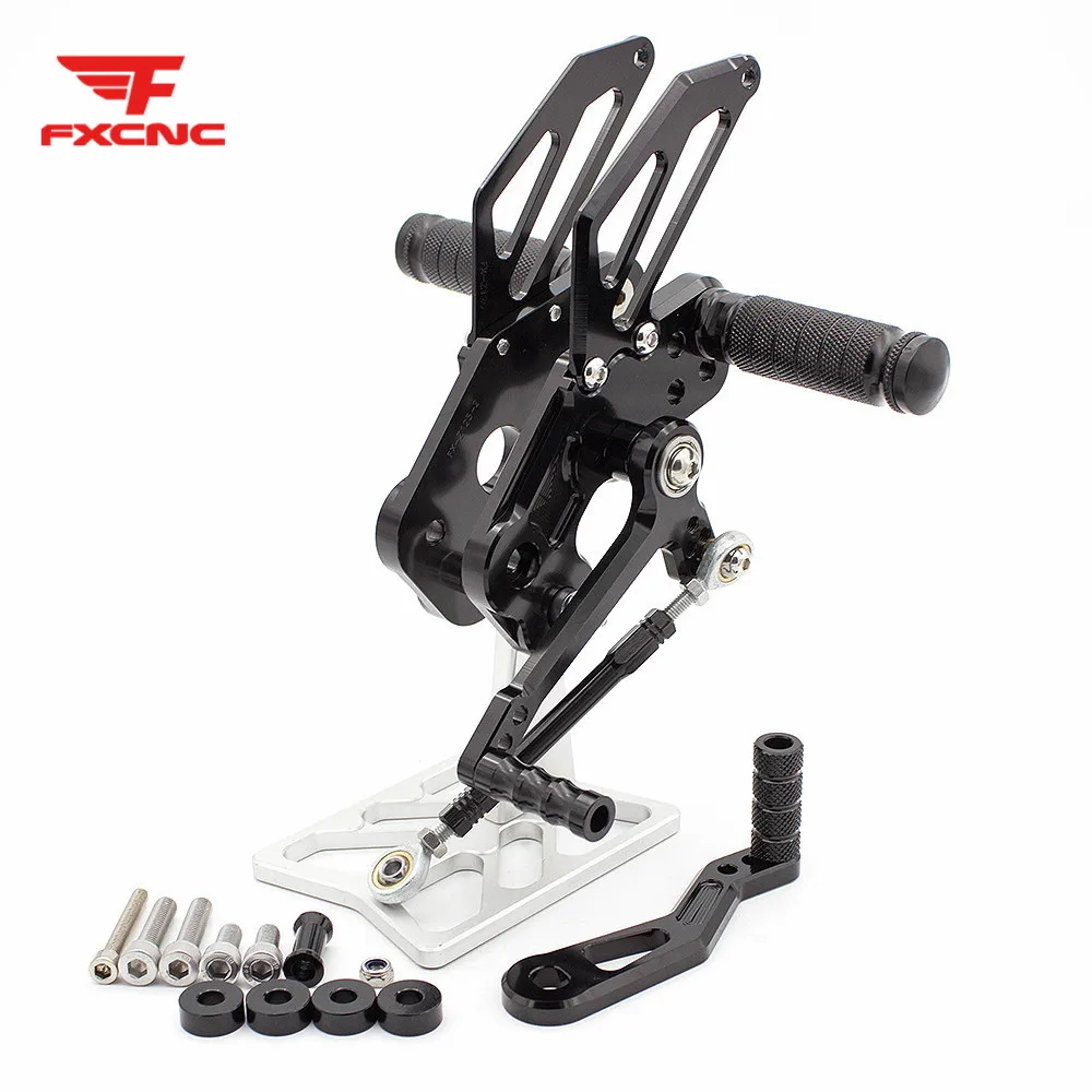 

For KAWASAKI Z125 Pro 2016-2021 2017 CNC Aluminum Alloy Motorcycle Rearset Footrest Footpeg Pedal Foot Peg Rearset Rear Set