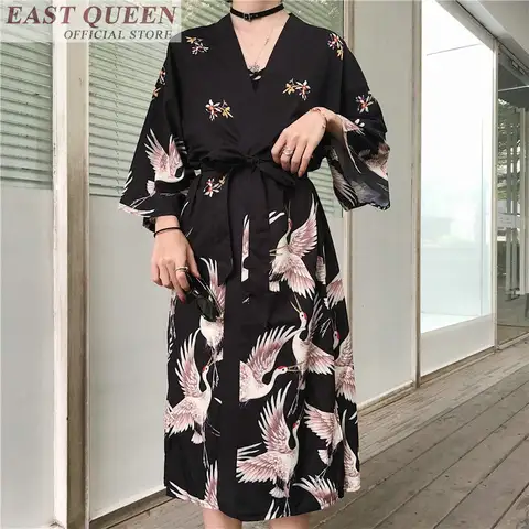Japanese Long Kimono Cardigan Women 2021 EASTQUEEN