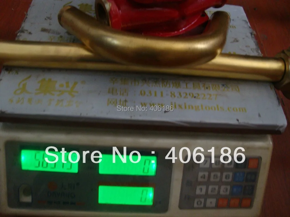 25*1100mm Non sparking copper alloy manual portable oil pump, explosion proof hand pump, aluminium bronze