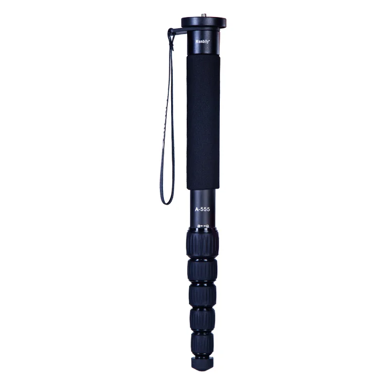 Manbily A-555 Portable Professional Aluminium 6 Section Camera Monopod DSLR Monopod for Canon Nikon Sony DSLR DV