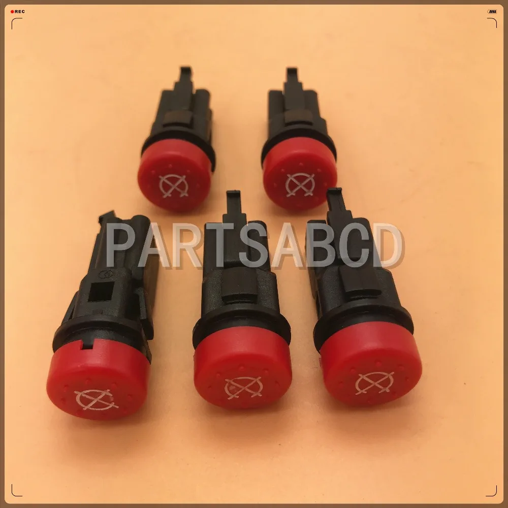 

5PCS 150CC 250CC Go Kart Buggy Kill Off Stop Button Switch for Hammerhead 150 250 Go Kart Parts