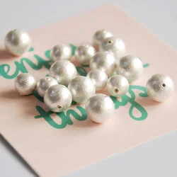 wholesale Japanese cotton pearl white purple red big size 18mm 20mm jewelry making handmade DIY for women