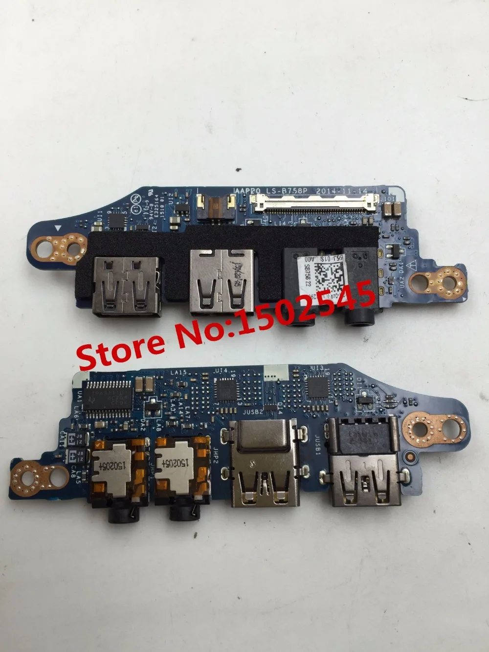 

Free Shipping Original Laptop USB Interface Board For DELL Alienware 15 R2 17 R2 R3 USB Board Audio Board LS-B758P