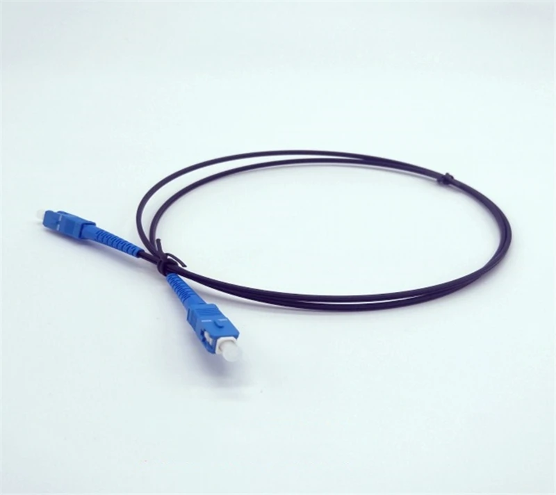 10 sztuk 5 M 10MTR pojedynczy rdzeń z włókna światłowodowe Patchcord przewód zanurzeniowy LC-LC SC-SC FC-FC czarny kolor 1 rdzeń ftth jumper darmowa wysyłka