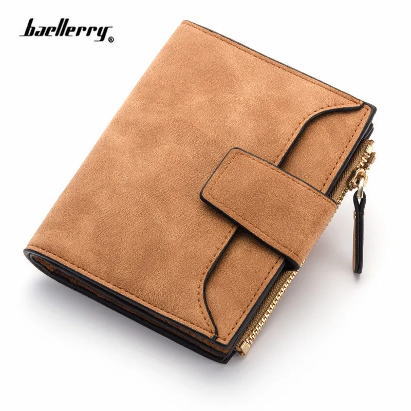 

2025 Leather Women Wallet Hasp Small and Slim Coin Pocket Purse Women Wallets Cards Holders Luxury Brand Wallets Designer Purse