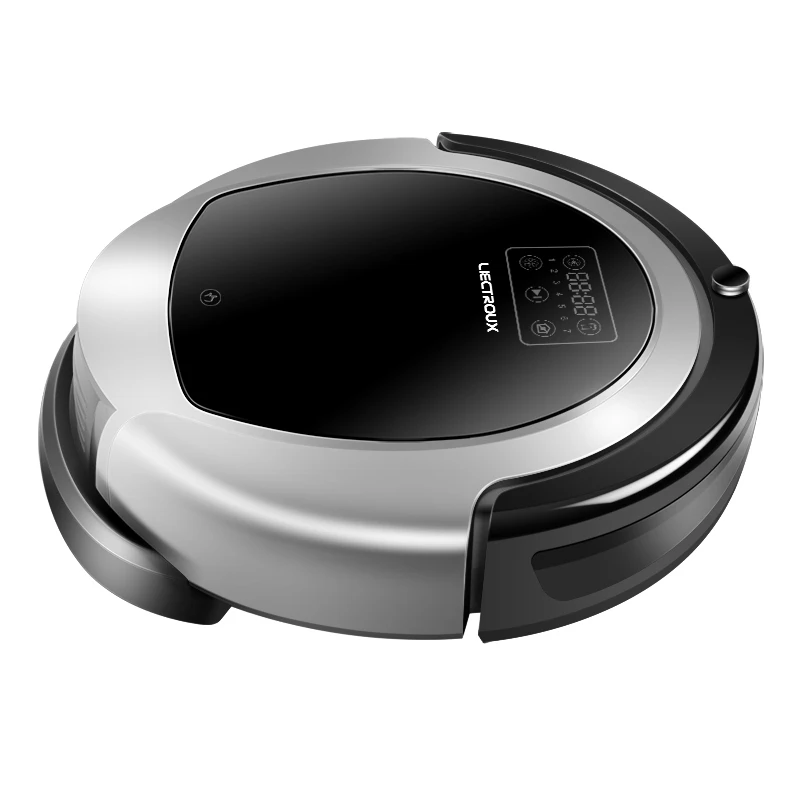 LIECTROUX B6009 Robotic Vacuum Cleaner,Map Navigation,Smart Memory,Low Repetition,Virtual Blocker,UV Lamp,Water Tank,Low noise