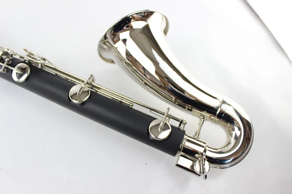 Buffet Bass Clarinet Professional Bb Clarinet Drop B Tuning Black Tube Clarinet Silvering Keys klarnet Brand Musical Instrument