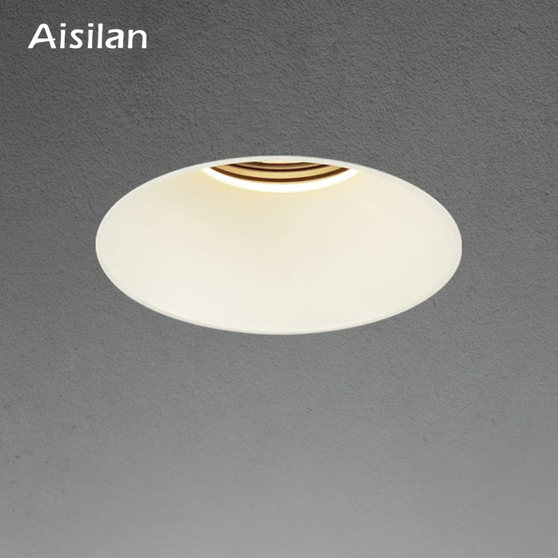 Modern Minimalist LED Recessed Down Light Built-in Spotlight Frameless For Living Room Bedroom Corridor AC85-260V