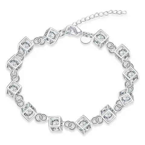 Men's Bracelet New Arrival 925 Sterling Silver Bracelet For Women New Design Jewellery Supplier