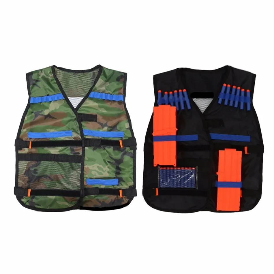 54*47cm for child New colete tatico Outdoor Tactical Adjustable Vest Kit For Nerf N-strike Elite Games Hunting vest Top Quality