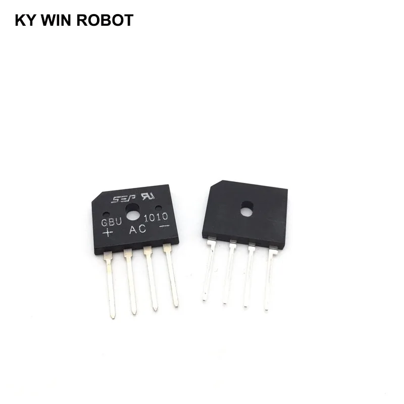 5PCS 10A 1000V DIP-4 diode bridge rectifier GBU1010