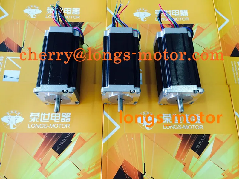 3Axis Nema 23 stepper motor 425oz.in & stepper motor driver DM542A  for CNC Router / Mill longs-motor