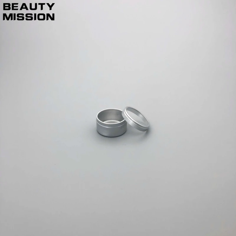 BEAUTY MISSION 20g 100pcs Aluminum Cans, 20CC Empty Cosmetic Container, Makeup Sub-bottling, Mask/Cream/Lip Gloss Packaging Jar