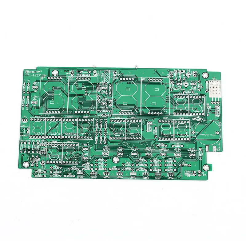 Red Green Blue ECL-1227 0.5 inch DIY Electronic Clock  DIY Kit Calendar Temperature English Panel Display DIY Electronic Clock