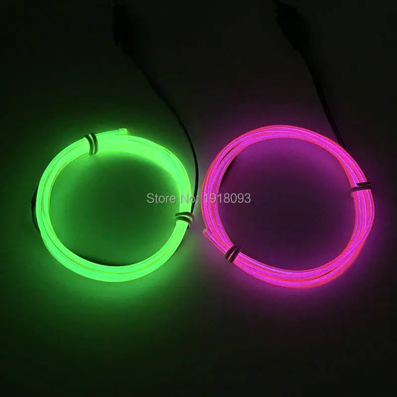 

Cheap!High-grade 2.3mm 1M 2pieces Offer 360 degrees lighting LED neon rope tube Cold light Party,Wedding ,Christmas Supplies