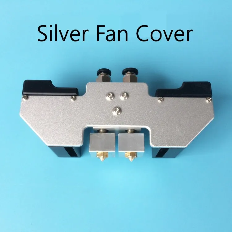 Ultimaker 2 3D printer parts fan duct Chimera dual 2 into 2 outlet hotend extrusion head fan flow guide duct/cover