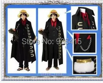 

Anime luffy Trafalgar Law Cosplay custome shirt + pants + coat + jacket + tie for Halloween Christmas