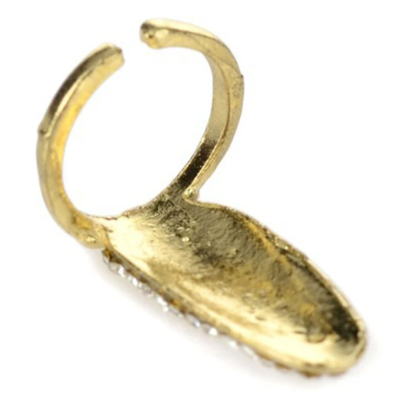 PINKSEE 5 قطعة رائعة رائعة كاملة كريستال حجر الراين مسمار خواتم لطيف موضة خاتم أظافر للنساء مجوهرات кольمصمم